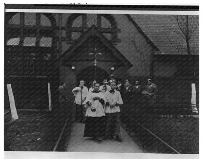 Easter Morning Processional Chicago April 1941 Vintage Image