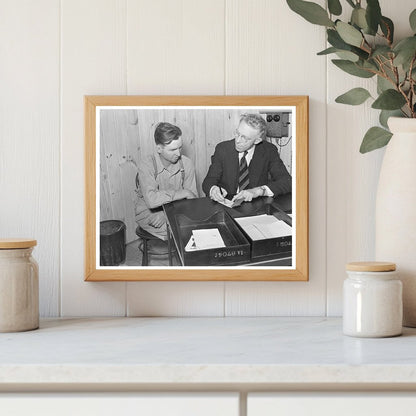 Hans Baasch Countersigning Check June 1938 Missouri Farms