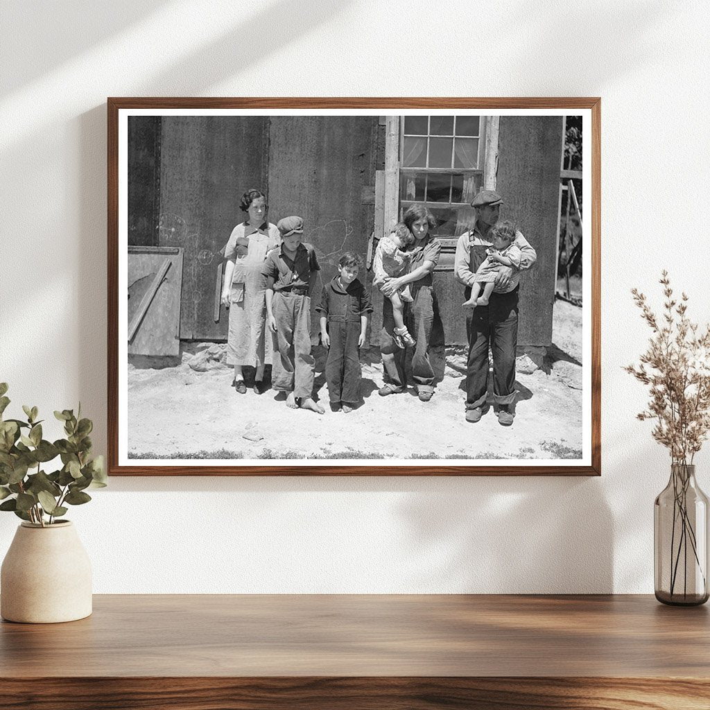 Alonzo Heath Family in Jackson County Wisconsin 1937