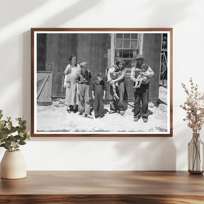 Alonzo Heath Family in Jackson County Wisconsin 1937