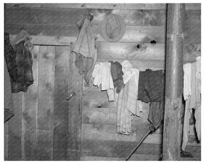 Donald Heath Home Interior Near Black River Falls 1937