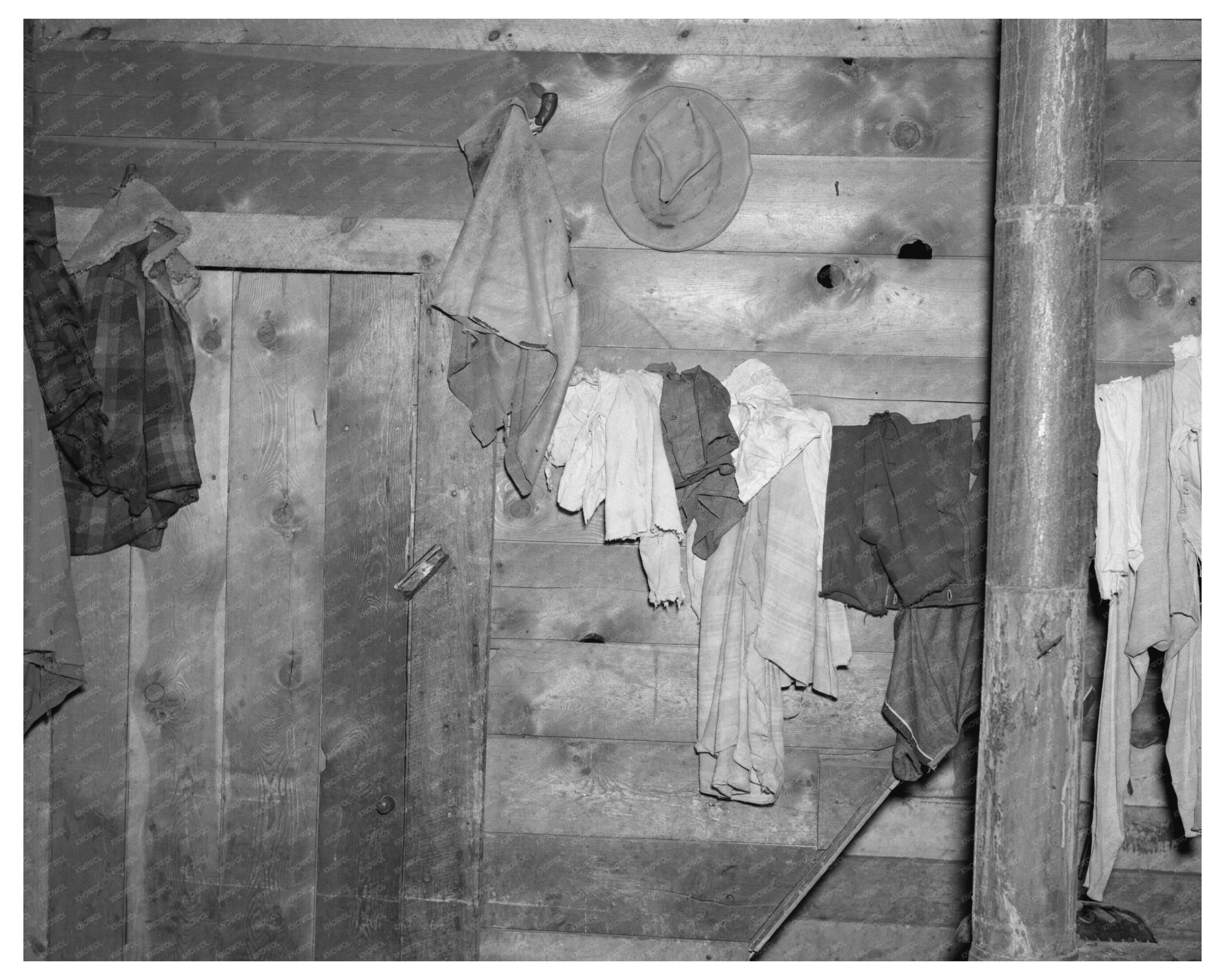 Donald Heath Home Interior Near Black River Falls 1937