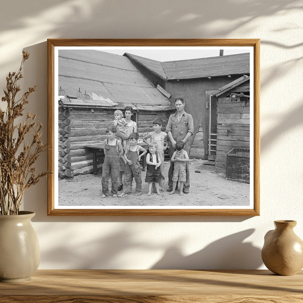 Simplot Family in Front of Home Black River Falls 1937