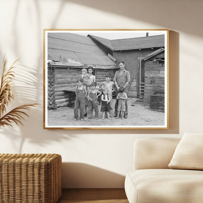 Simplot Family in Front of Home Black River Falls 1937