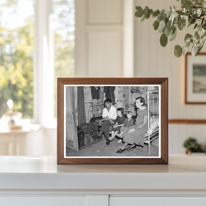 John Mathews Family in Wisconsin Home 1937