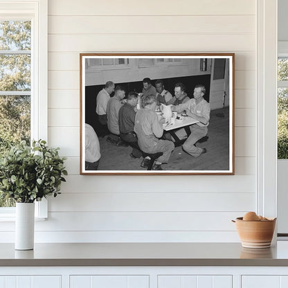 Workers Lunching at Resettlement Project June 1937