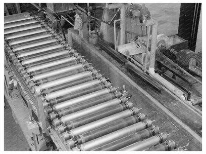 Fourdinier Rolls on Paper Machine 1937 Wisconsin