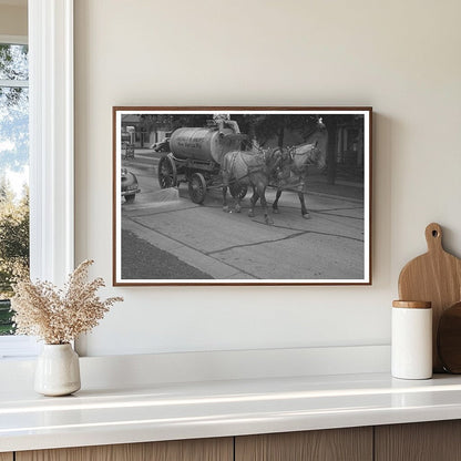 Water Wagon in New Glarus Wisconsin 1937