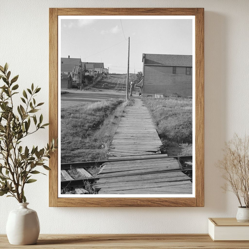 Winton Minnesota Boardwalk Photo from August 1937