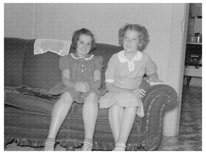 Children in Winton Minnesota August 1937 Vintage Photo