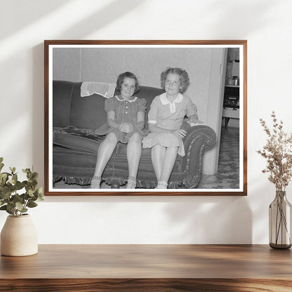 Children in Winton Minnesota August 1937 Vintage Photo