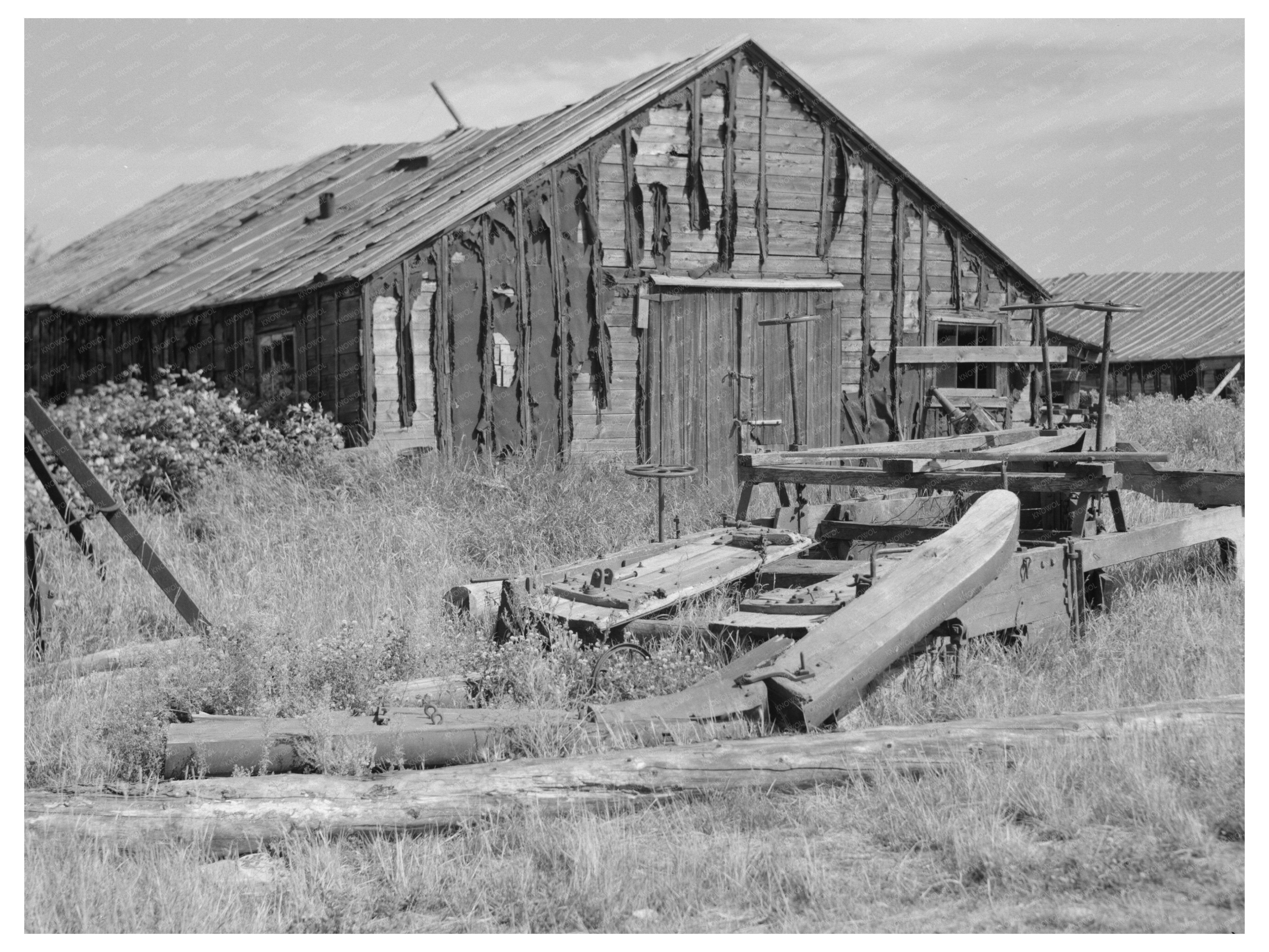 Vintage 1937 Lumber Camp Ruins in Koochiching County MN