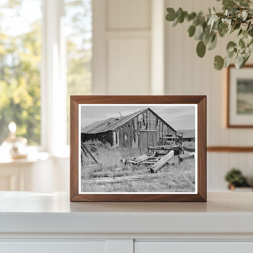 Vintage 1937 Lumber Camp Ruins in Koochiching County MN