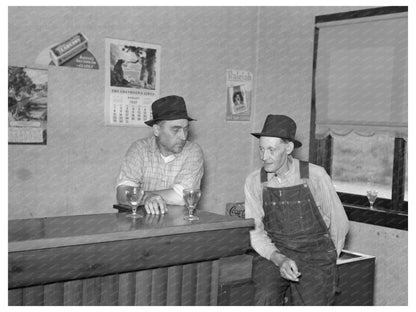 Men in Saloon Craigville Minnesota August 1937