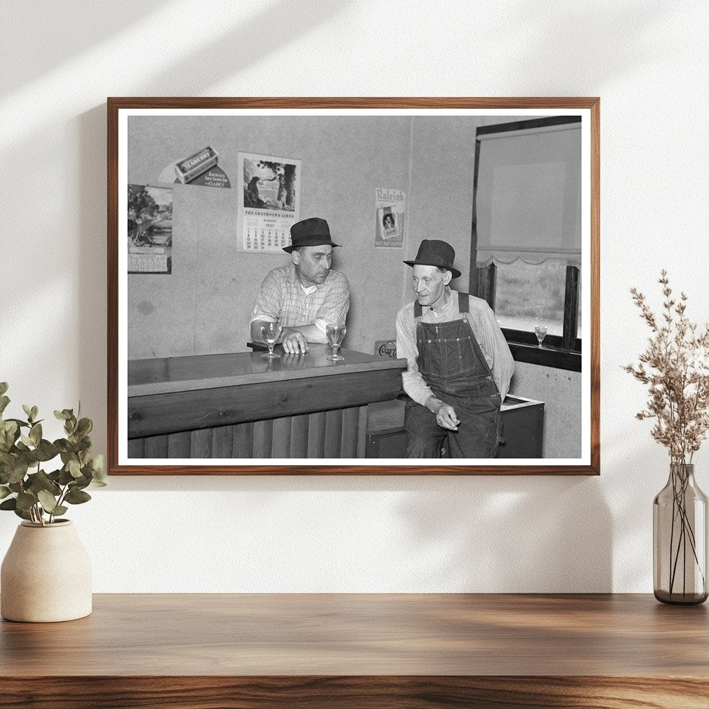 Men in Saloon Craigville Minnesota August 1937