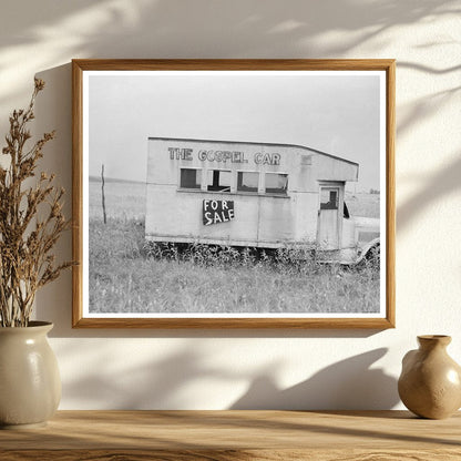 Abandoned Gospel Car in Kewanee Illinois 1937