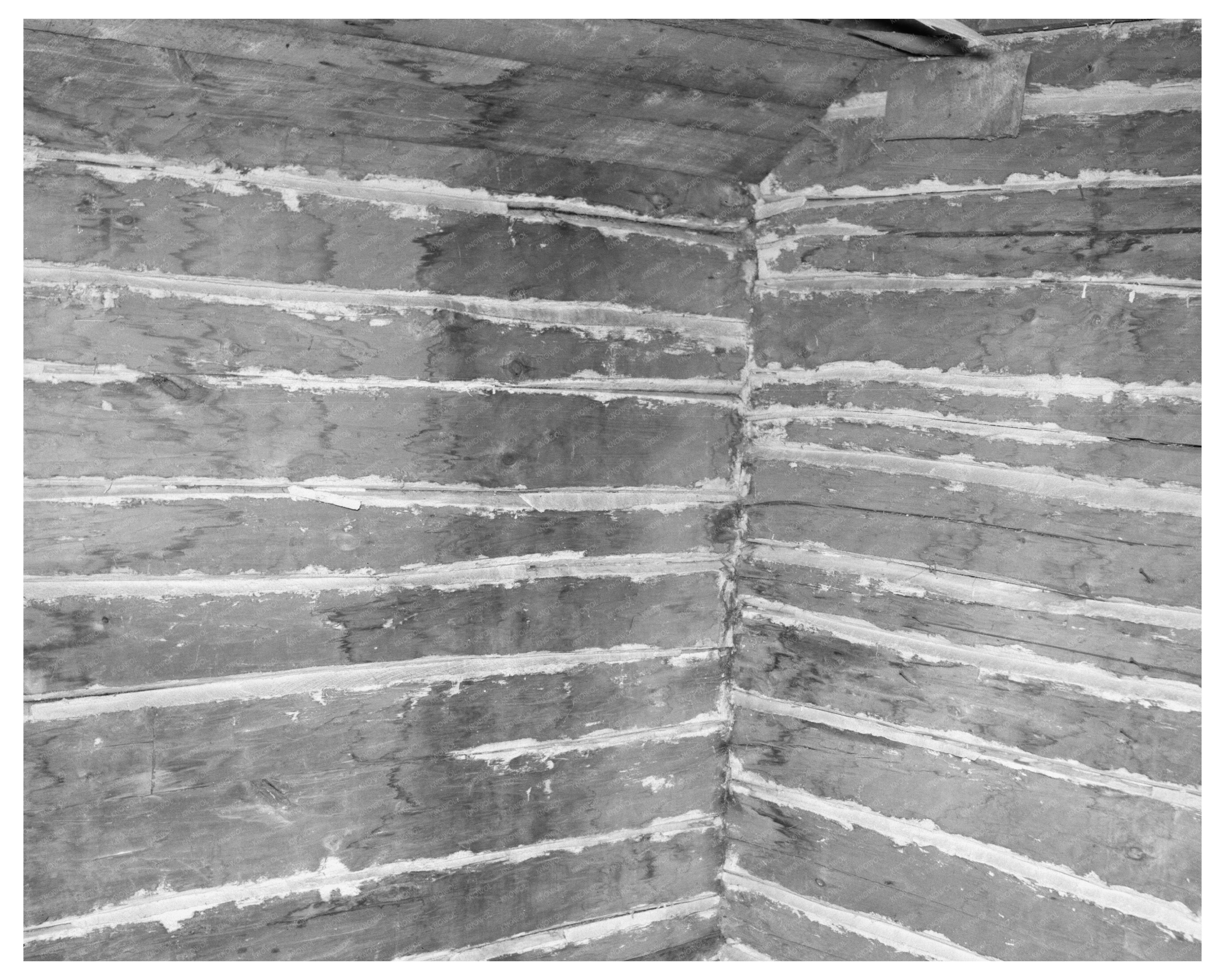 Vintage 1937 Log Cabin Interior in Gheen Minnesota