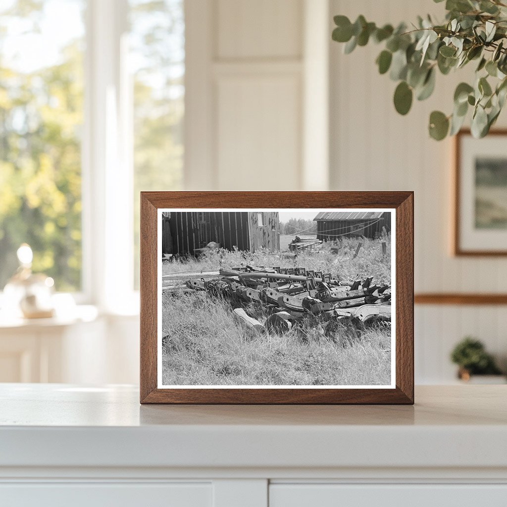 Vintage Sled Runners from Abandoned Lumber Camp 1937