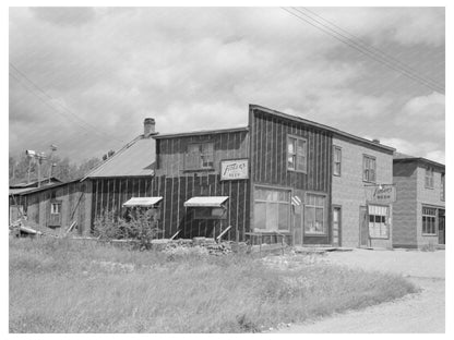 Gheen Minnesota Storefronts August 1937 Vintage Photo