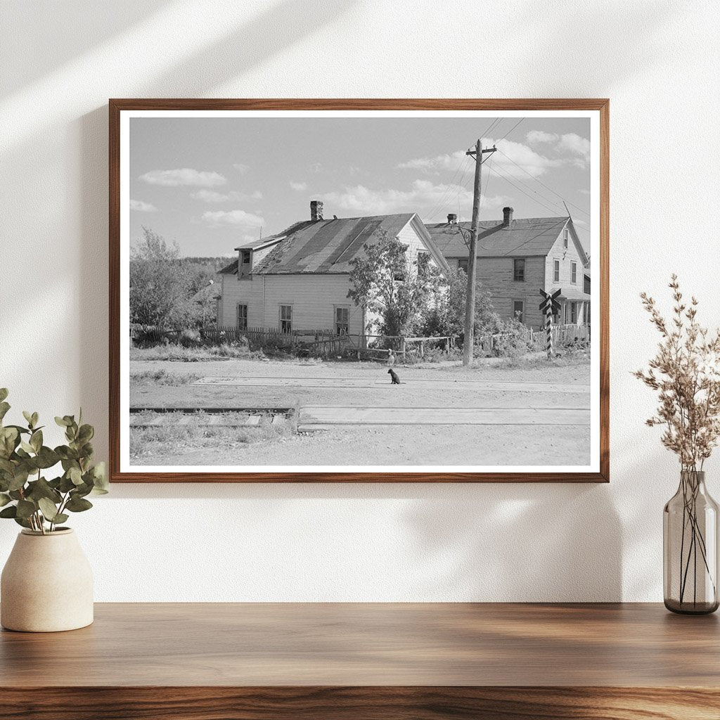 Vintage 1937 Winton Minnesota Residential Houses Photo