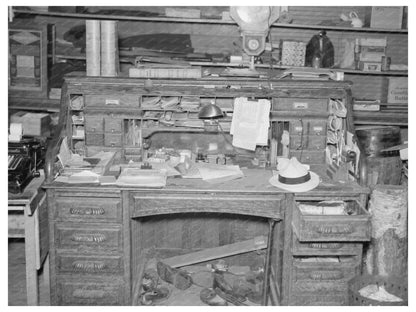 Ericsburg Minnesota Storekeeper Desk August 1937