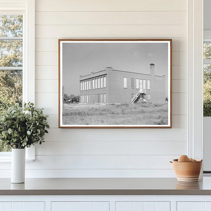 Abandoned School Building Gemmel Minnesota August 1937