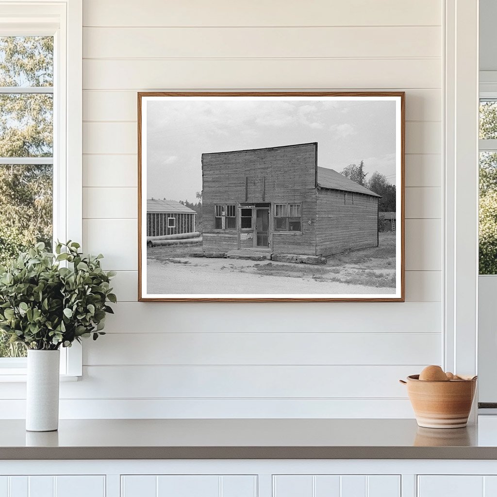 Saloon in Craigville Minnesota August 1937 Vintage Photo