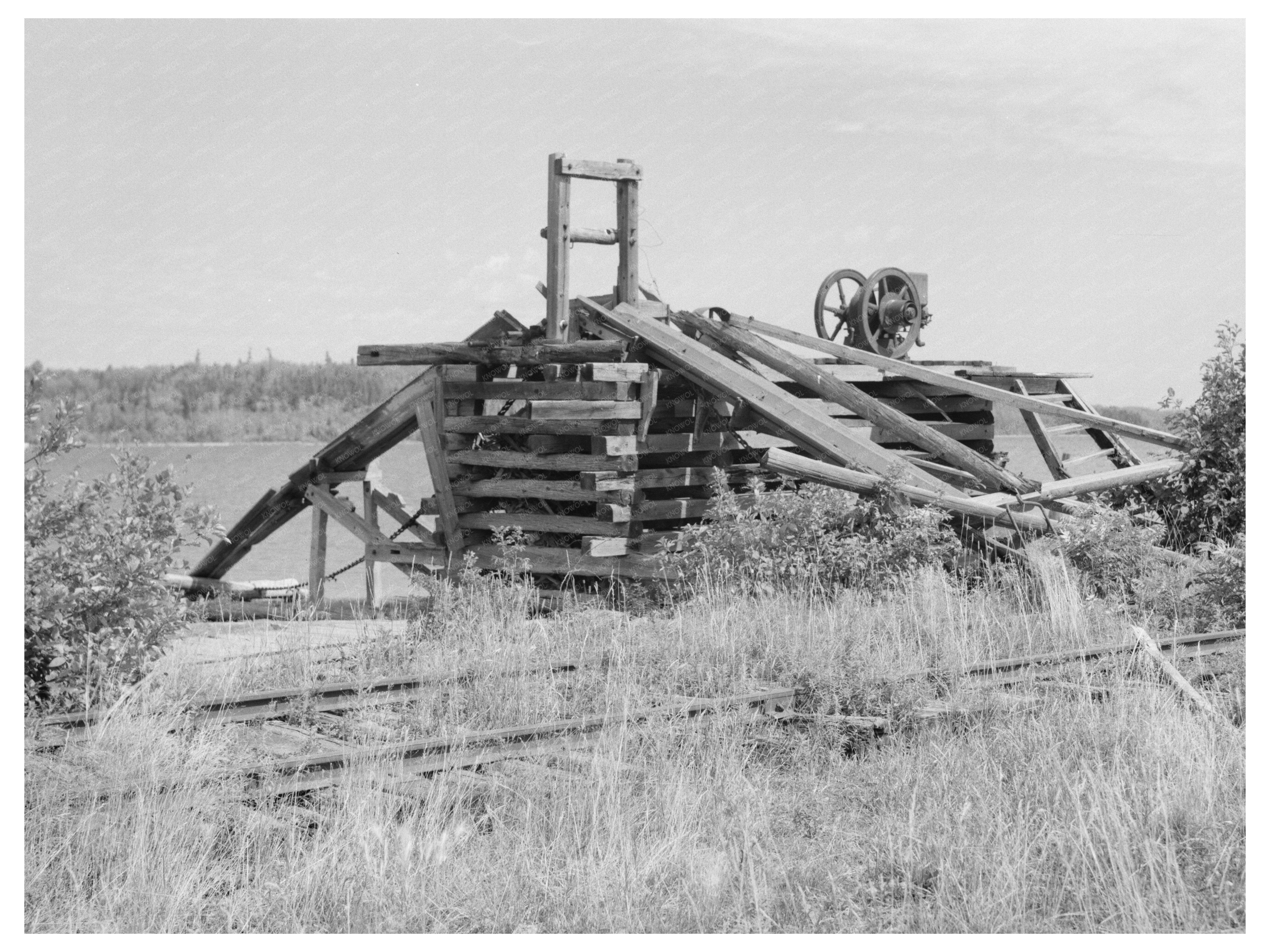 Winton Minnesota Lumbering Operations Remains 1937