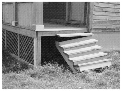 Abandoned House Steps Winton Minnesota August 1937