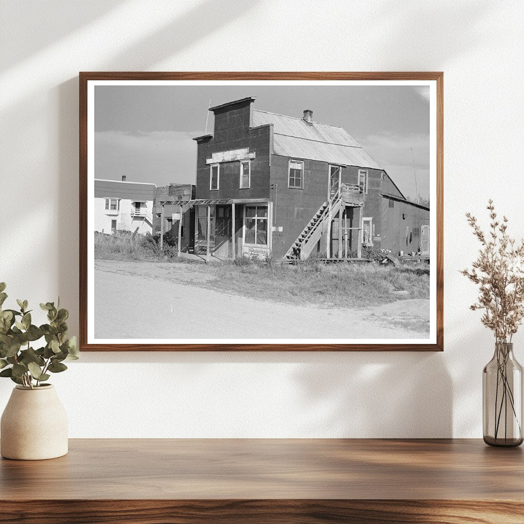 Old General Store in Funkley Minnesota August 1937