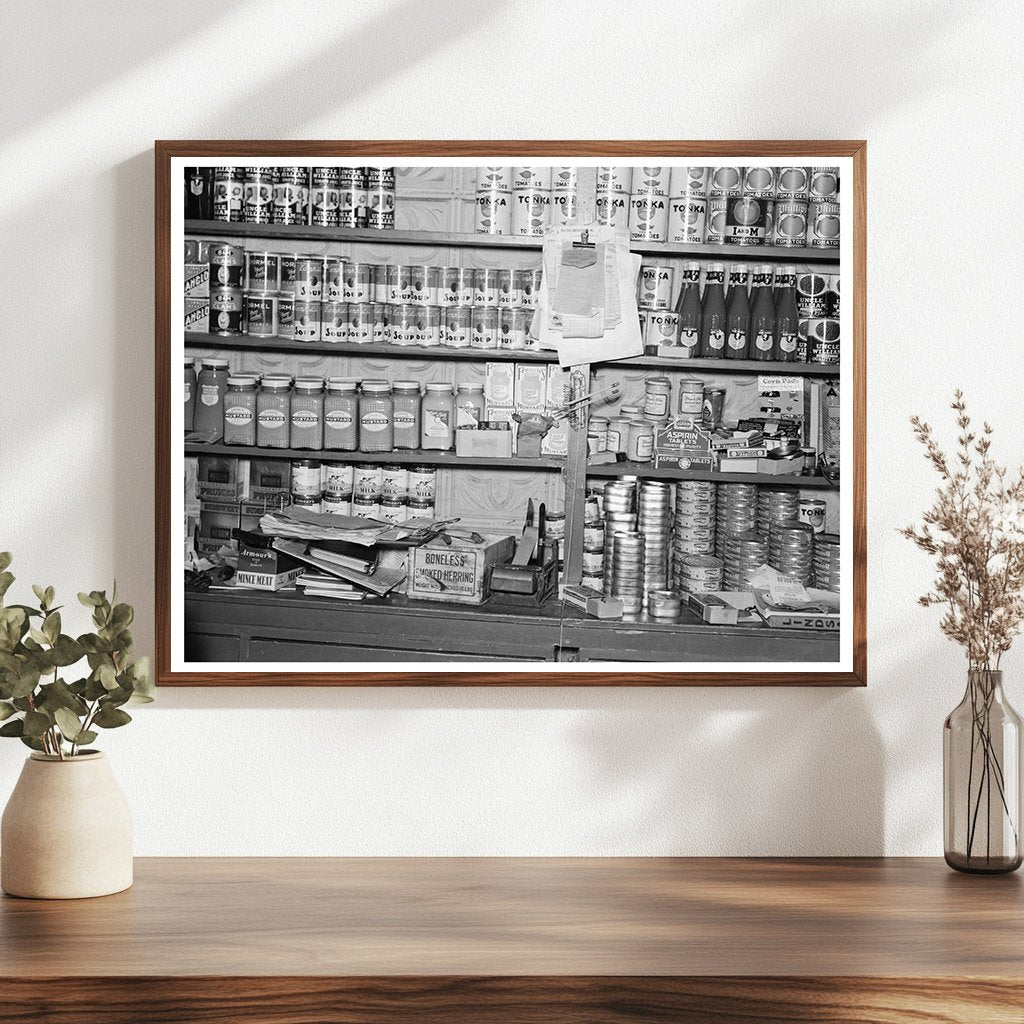 Funkley Minnesota Grocery Store Interior August 1937