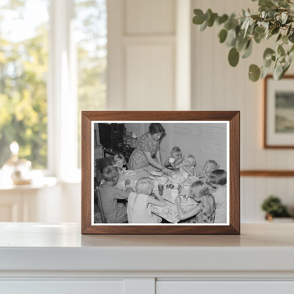 Olaf Fugelberg Family in Drought North Dakota 1937