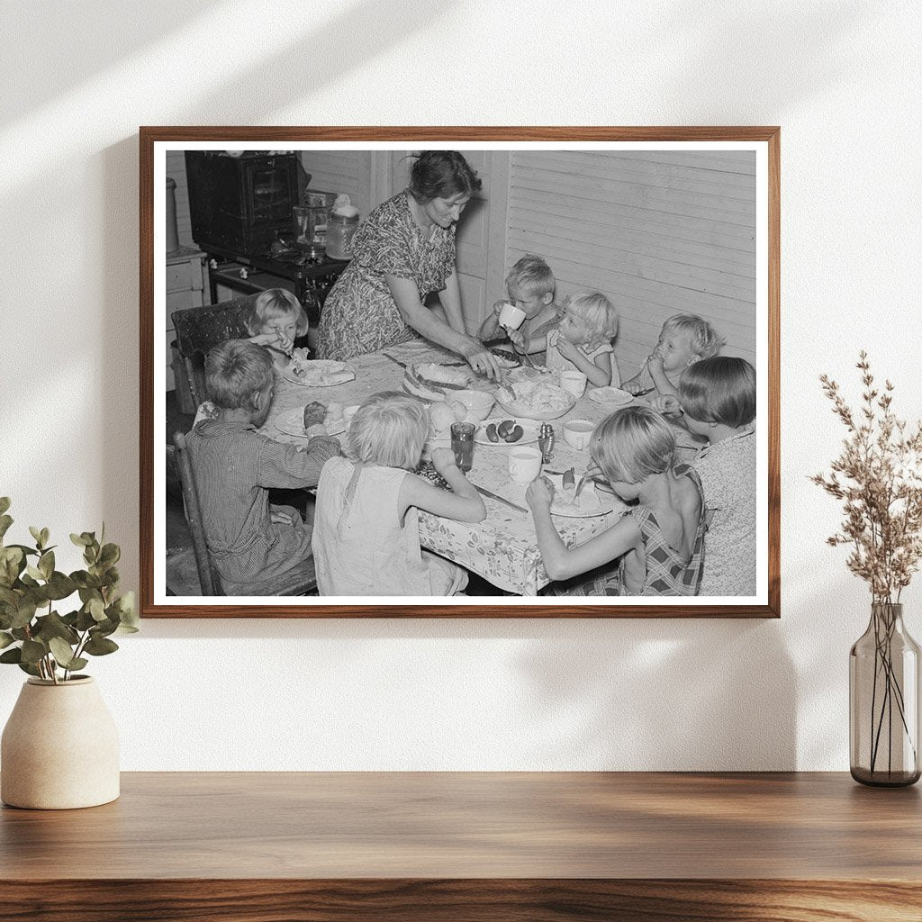 Olaf Fugelberg Family in Drought North Dakota 1937