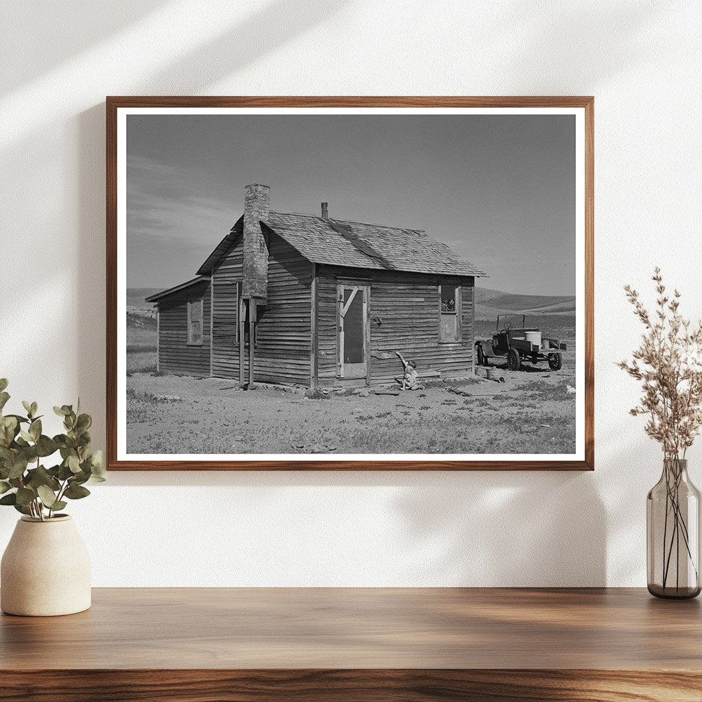 Olaf Fugelburg Farmhouse North Dakota August 1937