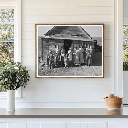 Frank Weeks Family on Farm Williston North Dakota 1937