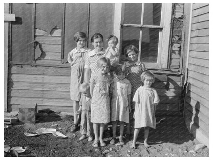 Hall Family in Drought-Affected North Dakota 1937