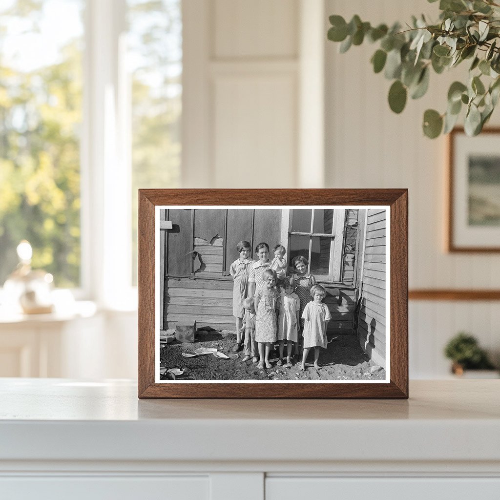 Hall Family in Drought-Affected North Dakota 1937