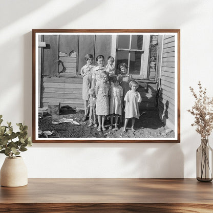 Hall Family in Drought-Affected North Dakota 1937