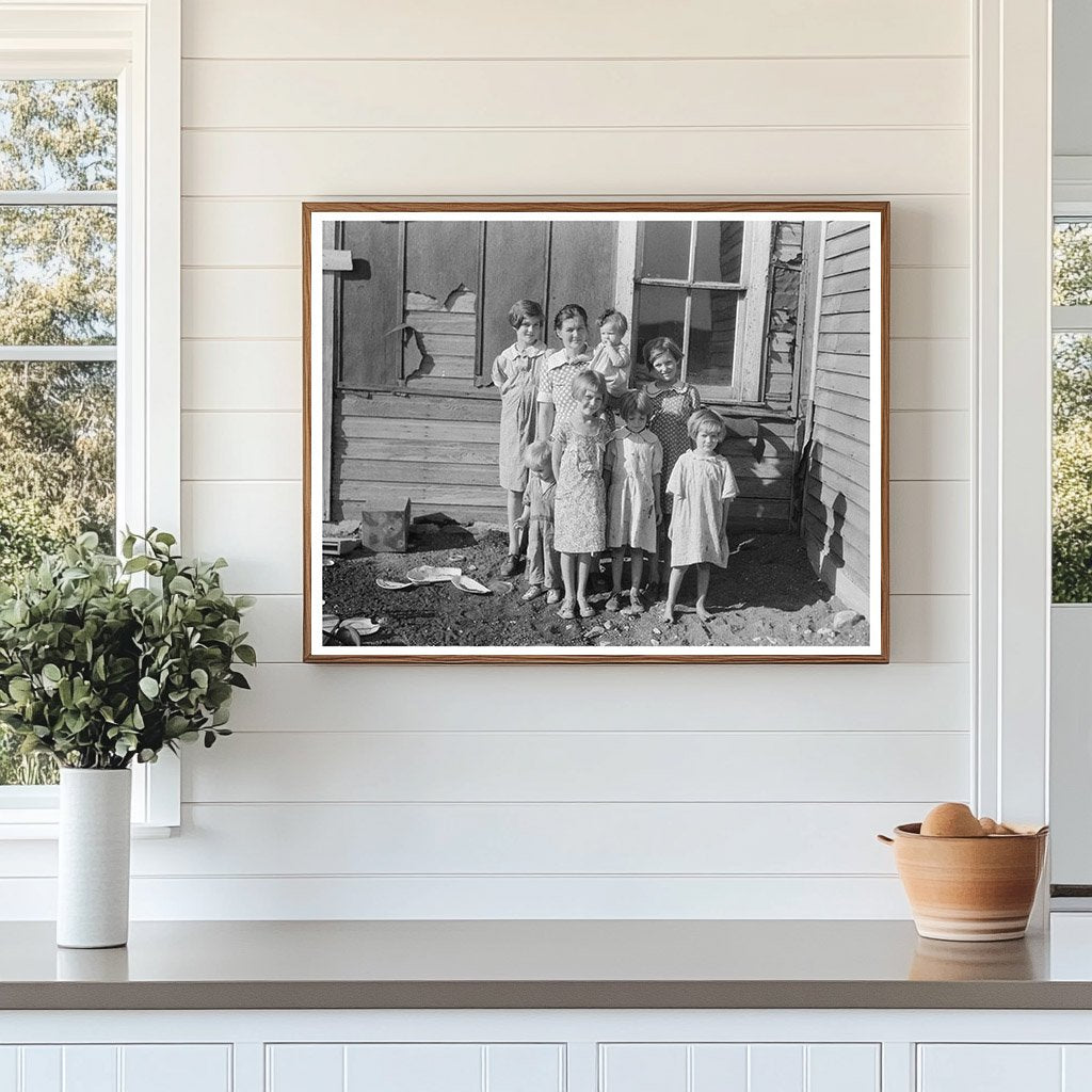 Hall Family in Drought-Affected North Dakota 1937