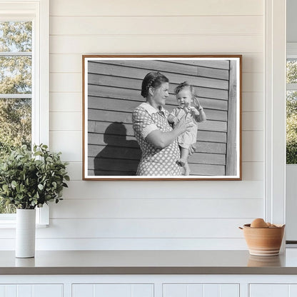 Mother and Child on North Dakota Farm 1937