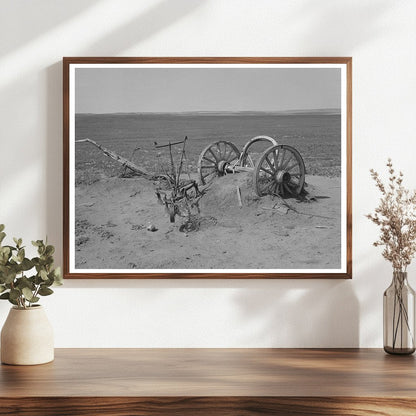 Farm Machinery Buried in Dust Williams County 1937