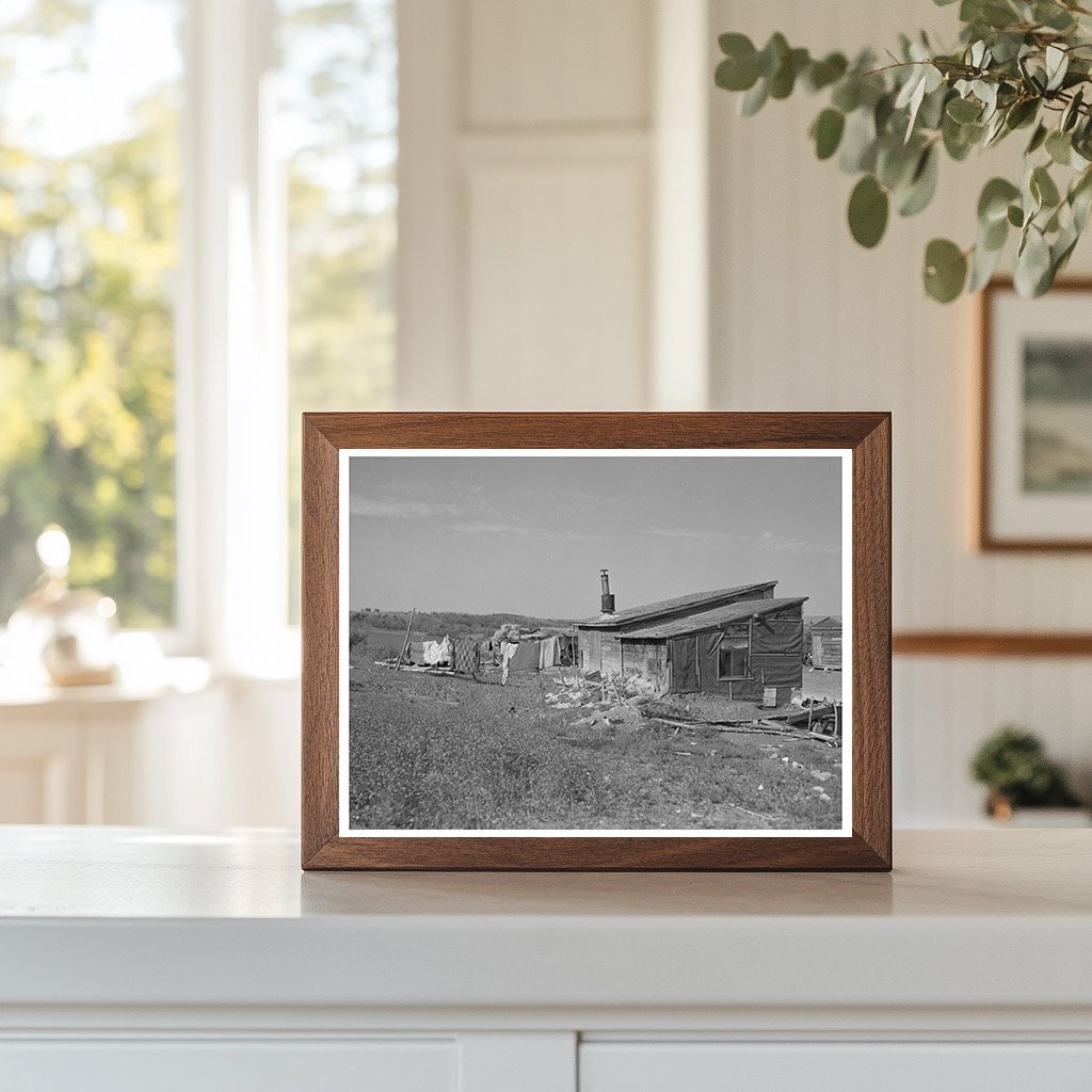 Farmhouse in Wheelock North Dakota September 1937 Drought Impact