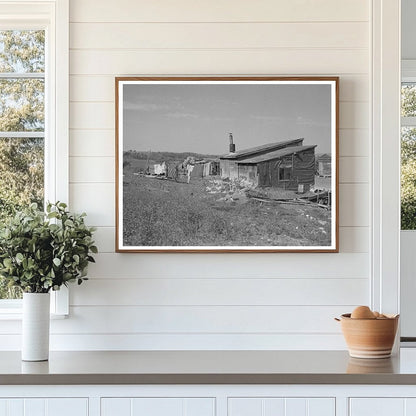 Farmhouse in Wheelock North Dakota September 1937 Drought Impact