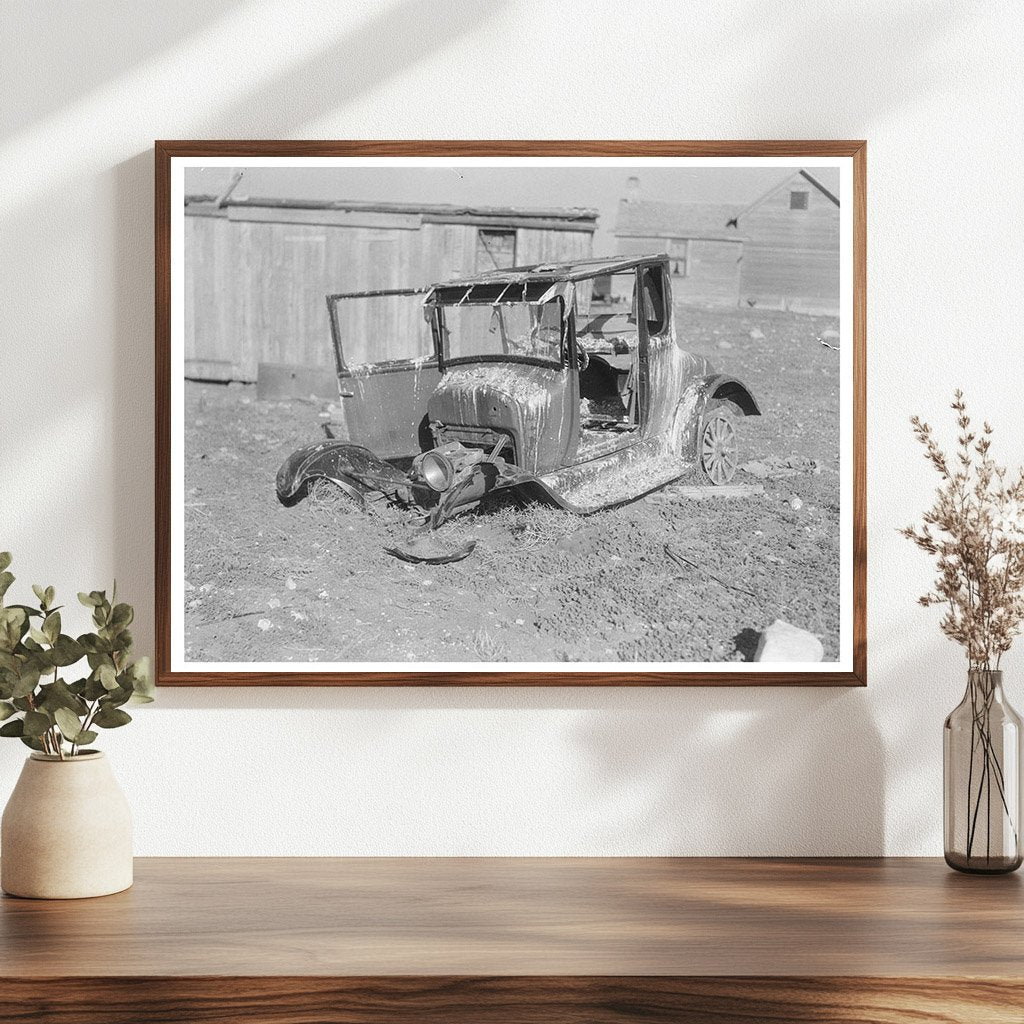 Model T Ford Turkey Roost in North Dakota 1937