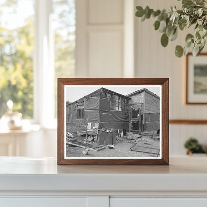 Vintage Farmhouse in Drought-Affected North Dakota 1937