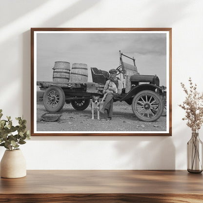Water Truck in Drought-Affected North Dakota 1937