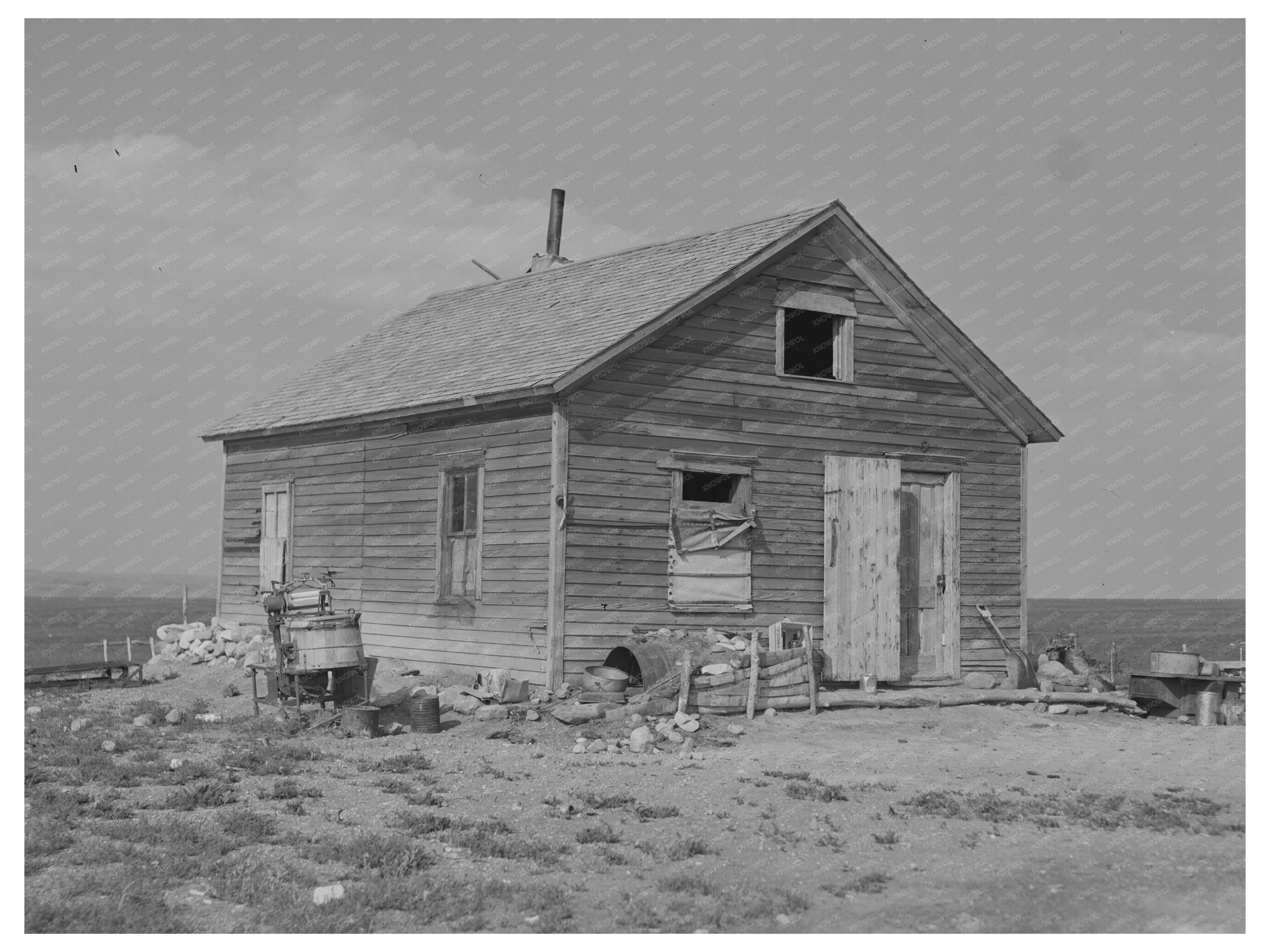 Herman Gerling Home in Wheelock North Dakota 1937