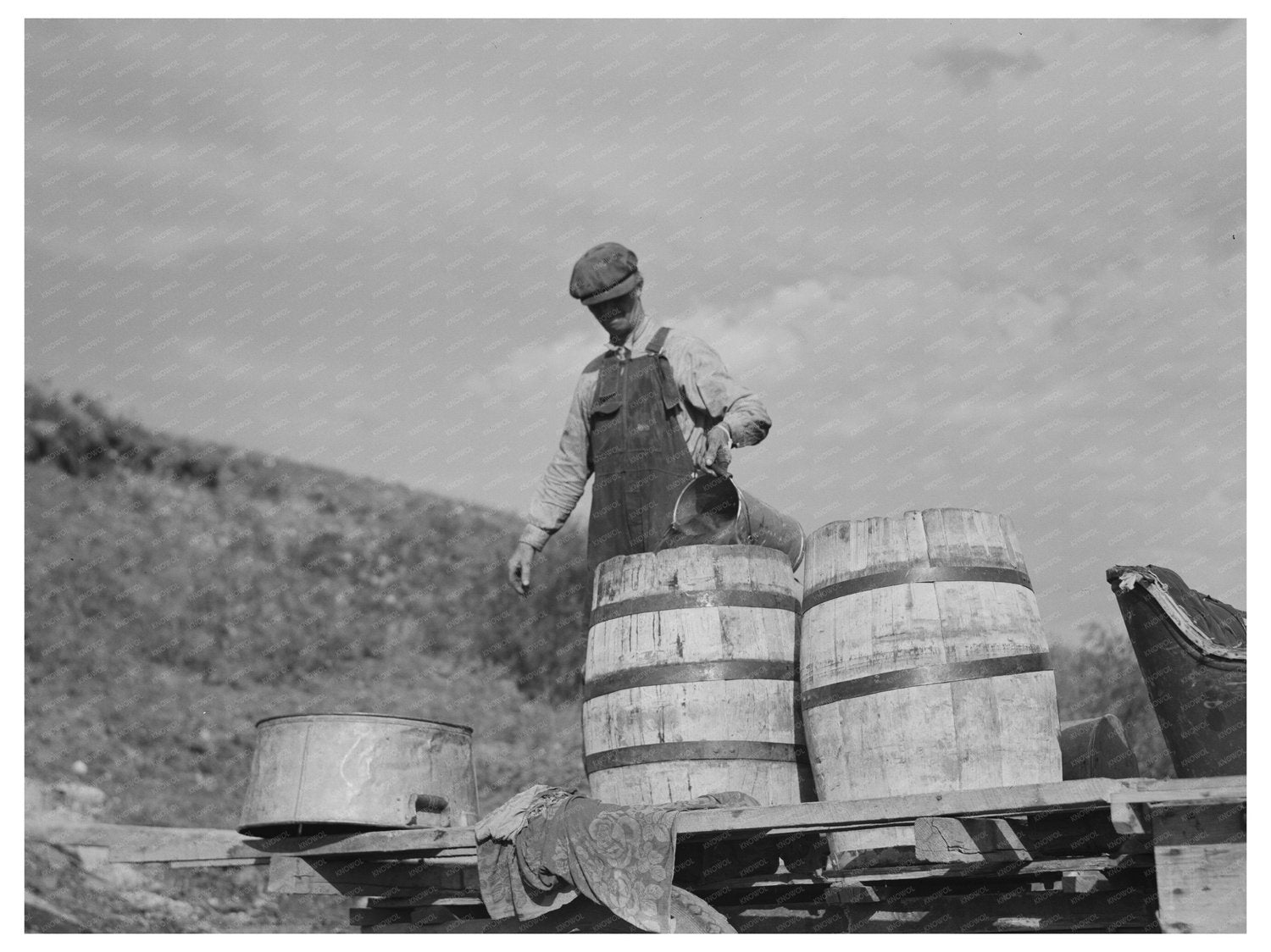 Water Supply from Spring near Wheelock North Dakota 1937