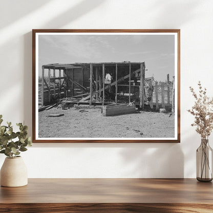 Vintage Harness Shed in North Dakota September 1937