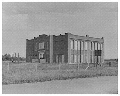 Abandoned School in Gemmel Minnesota 1937